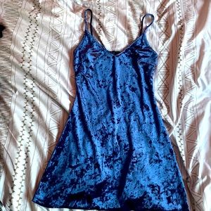 Forever 21 - Blue Velvet Dress